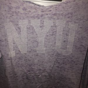 NYU Retro Brand Sweatshirt/Long Sleeve